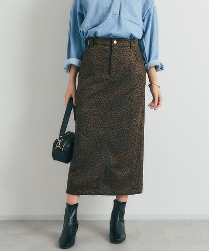 美麗剪影◎麂皮窄裙