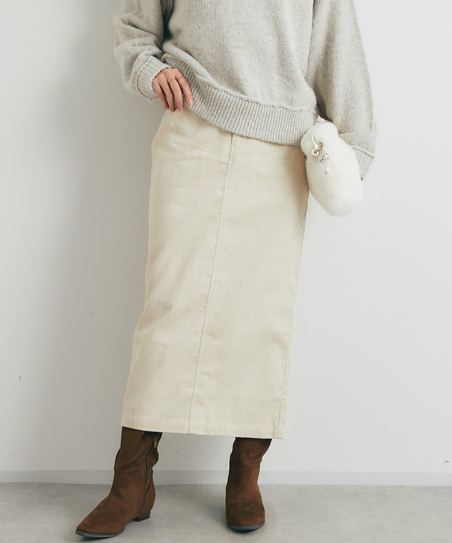 百搭燈芯絨長裙