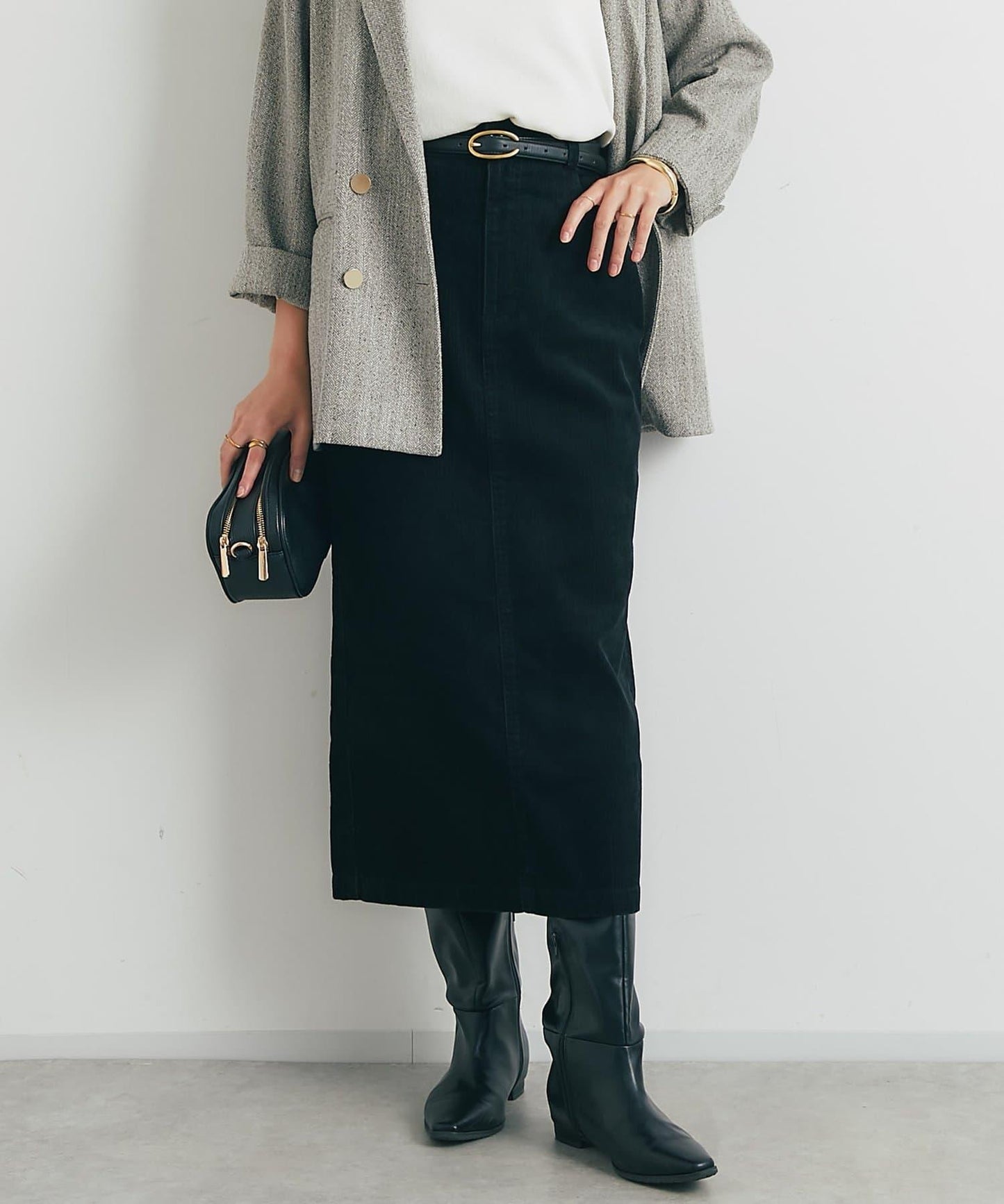 百搭燈芯絨長裙