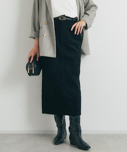 百搭燈芯絨長裙