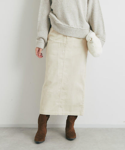 百搭燈芯絨長裙