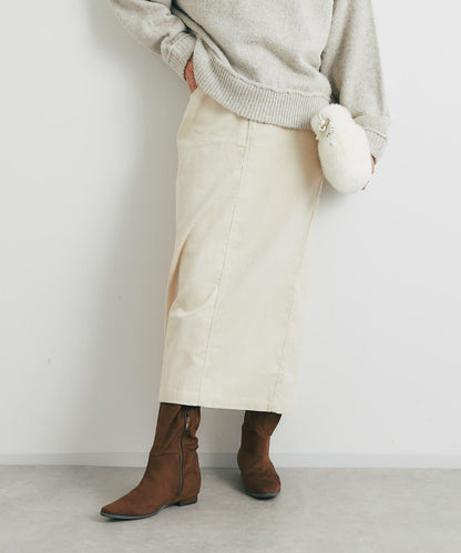 百搭燈芯絨長裙