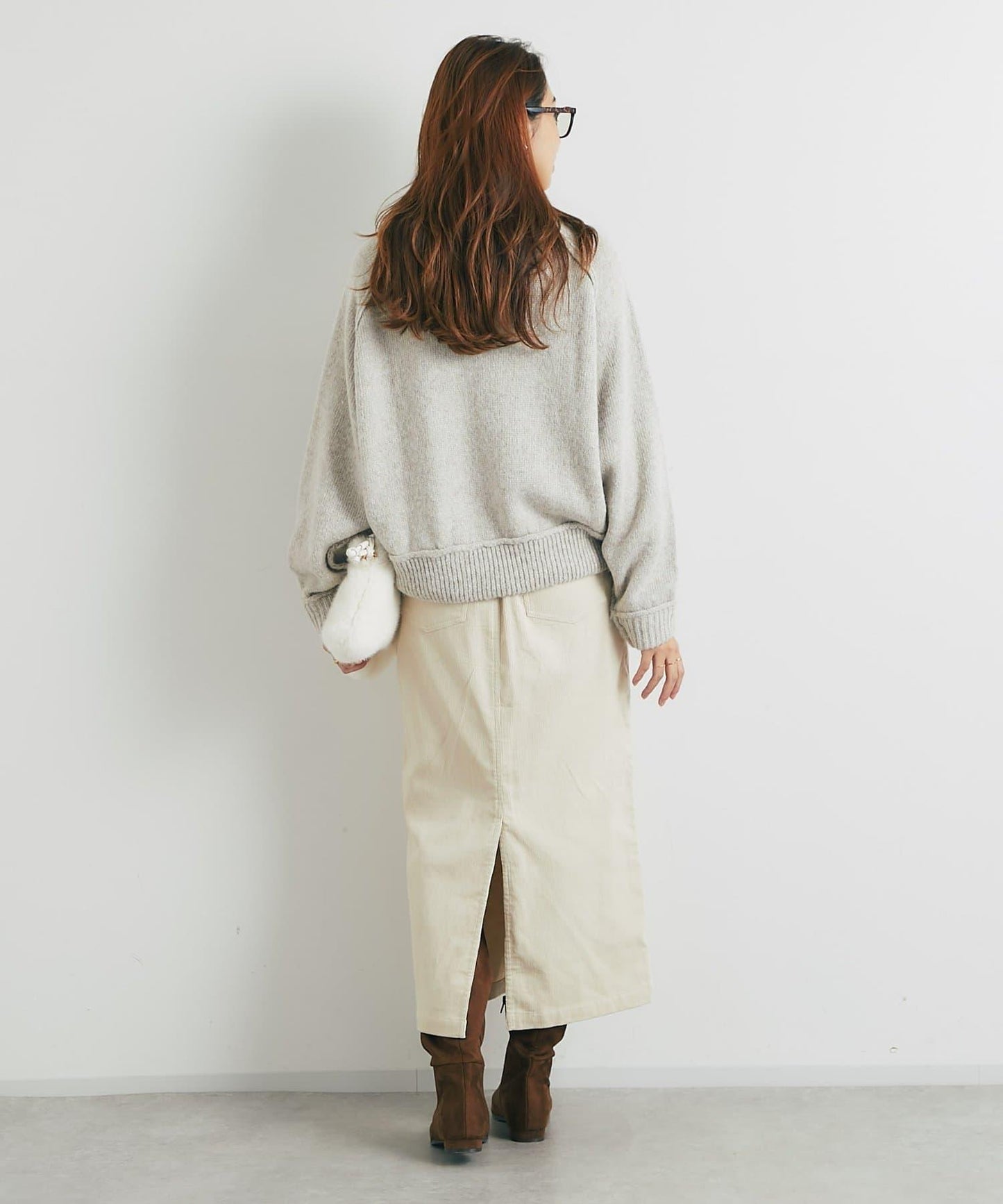 百搭燈芯絨長裙