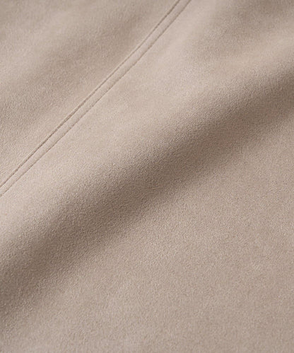 美麗剪影◎麂皮窄裙