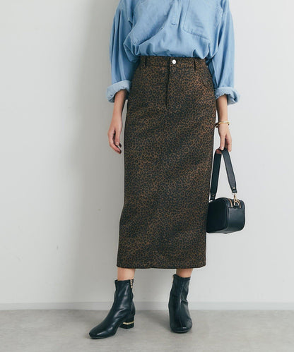 美麗剪影◎麂皮窄裙