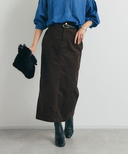 百搭燈芯絨長裙