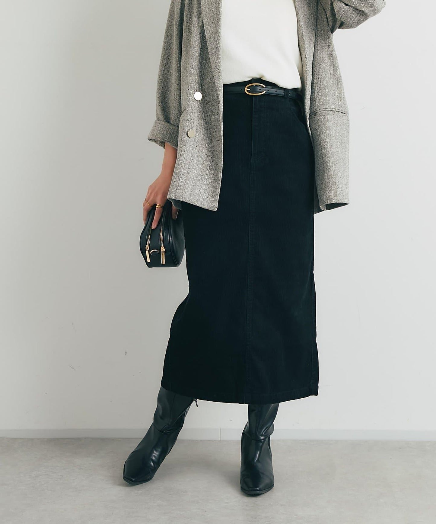 百搭燈芯絨長裙