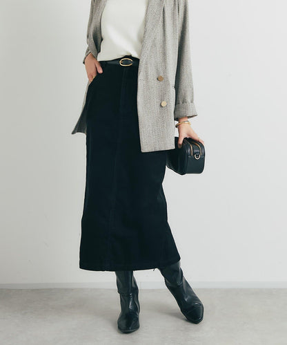 百搭燈芯絨長裙