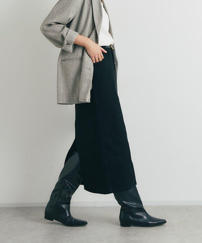 百搭燈芯絨長裙