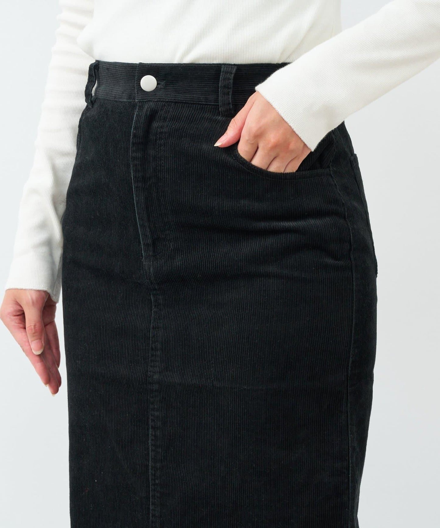 百搭燈芯絨長裙