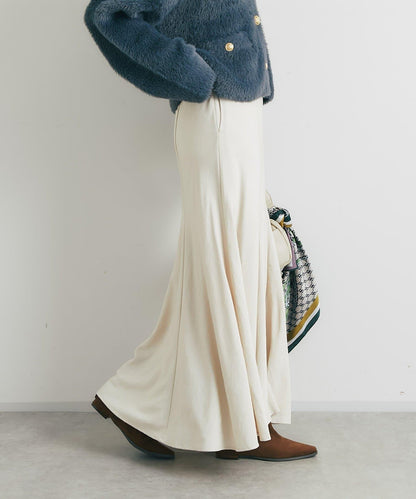 女性優雅版型褶皺美人魚裙