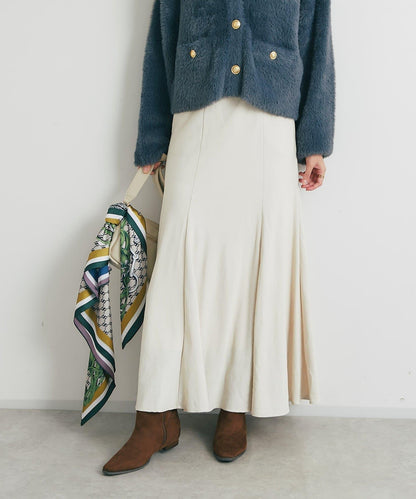 女性優雅版型褶皺美人魚裙