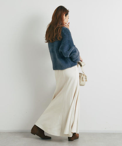 女性優雅版型褶皺美人魚裙