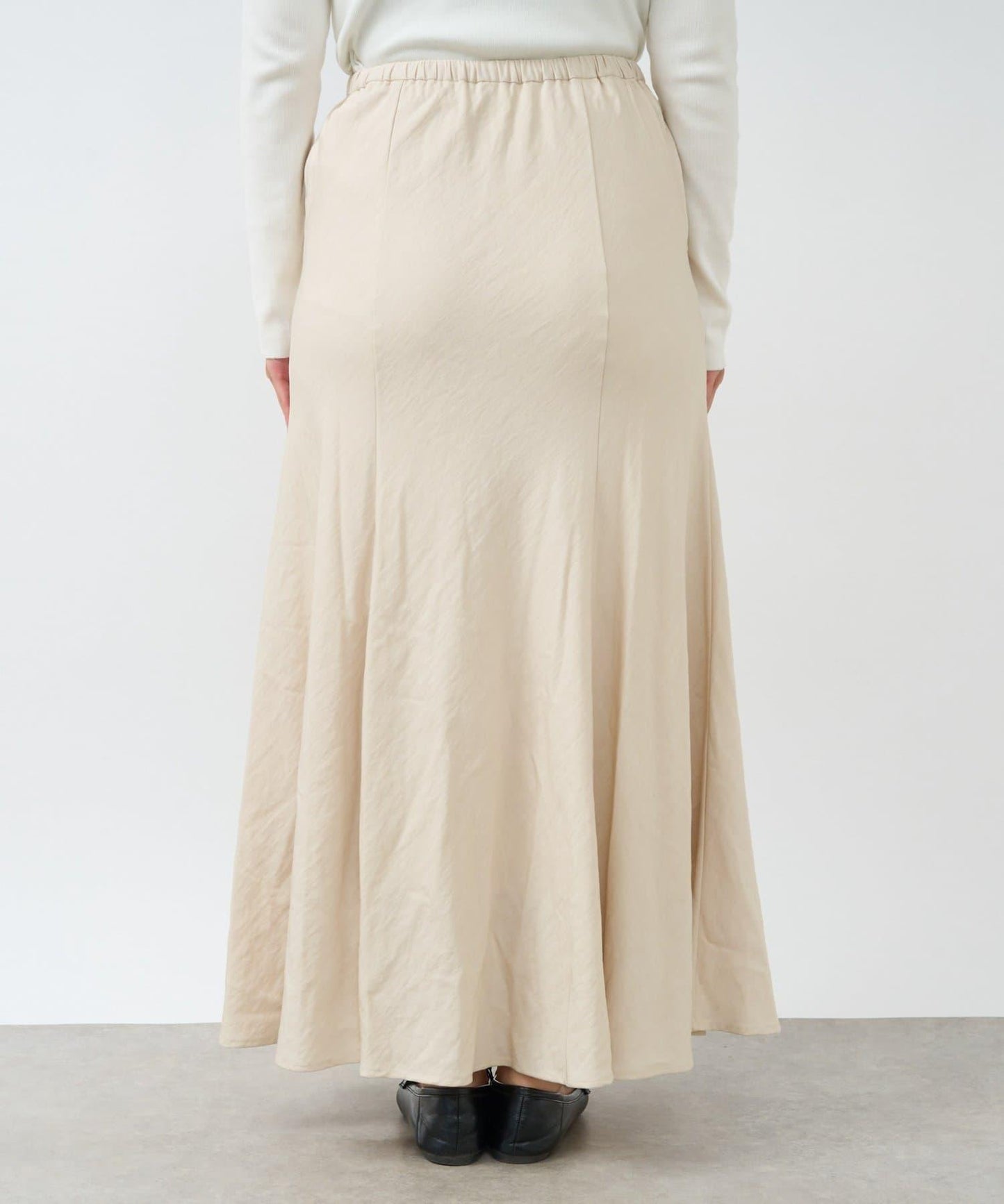 女性優雅版型褶皺美人魚裙