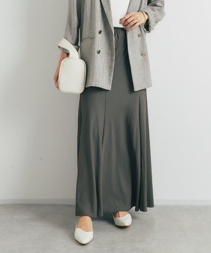 女性優雅版型褶皺美人魚裙