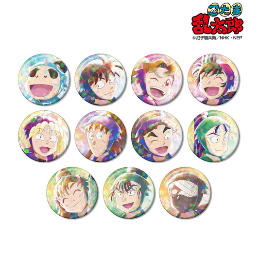 《忍者亂太郎》_交易版 Ani-Art aqua label 鐳射徽章 ver.B（單品/整盒）【整盒/11個裝】