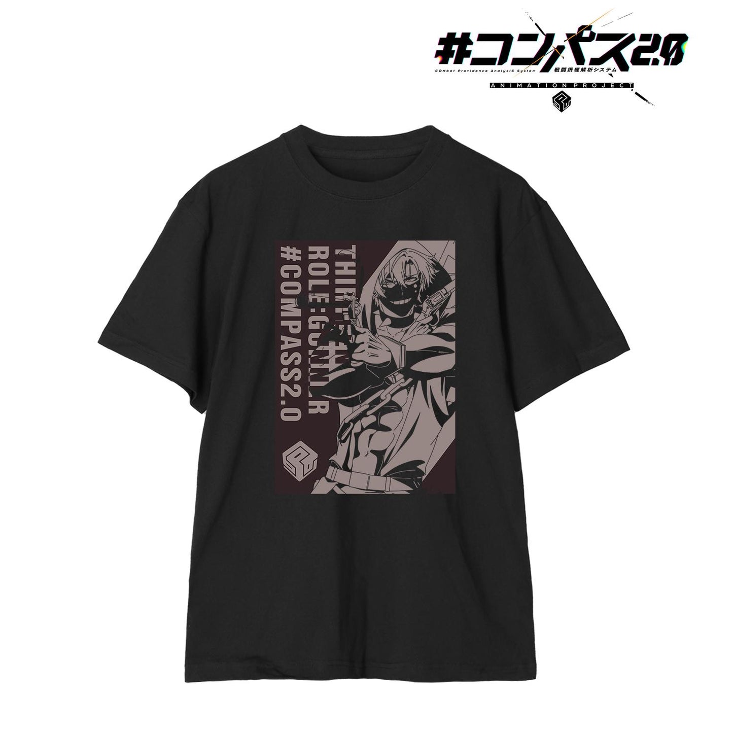 #COMPASS 2.0 戰鬥機理解析系統（尺碼/XXL）13（Thirteen）T恤男女同款