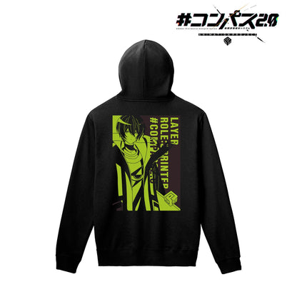#コンパス2.0 戰鬥機理解析系統（尺碼/XL）零夜背面印花連帽衛衣男女同款