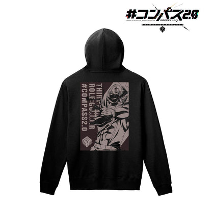 #COMPASS 2.0 戰鬥攝理解析系統（尺碼/XXL）13（Thirteen）背面印花連帽衛衣男女同款