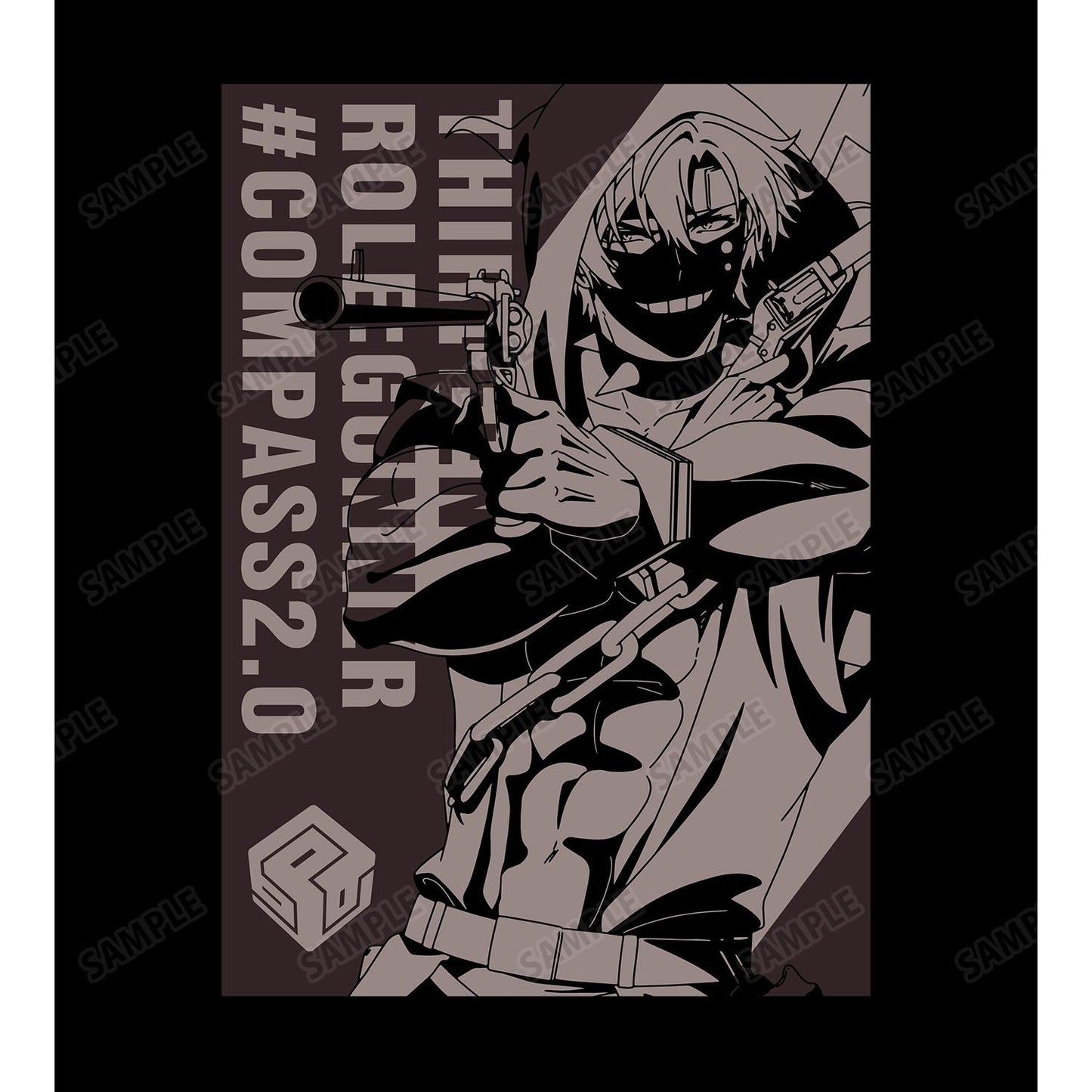 #COMPASS 2.0 戰鬥機理解析系統（尺碼/XL）13（Thirteen）男女同款T恤
