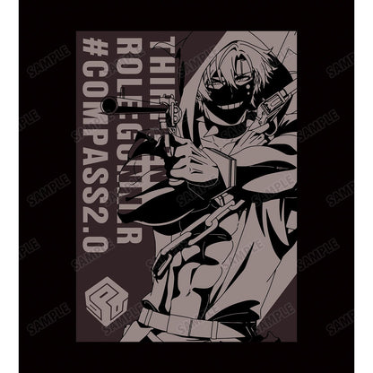 #COMPASS 2.0 戰鬥機理解析系統（尺碼/XL）13（Thirteen）背面印花連帽衛衣男女同款