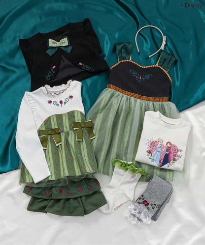 迪士尼角色網紗連衣裙