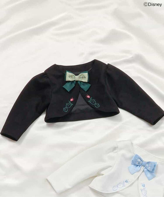 迪士尼角色冰雪奇緣蝴蝶結短外套