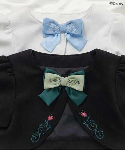 迪士尼角色冰雪奇緣蝴蝶結短外套