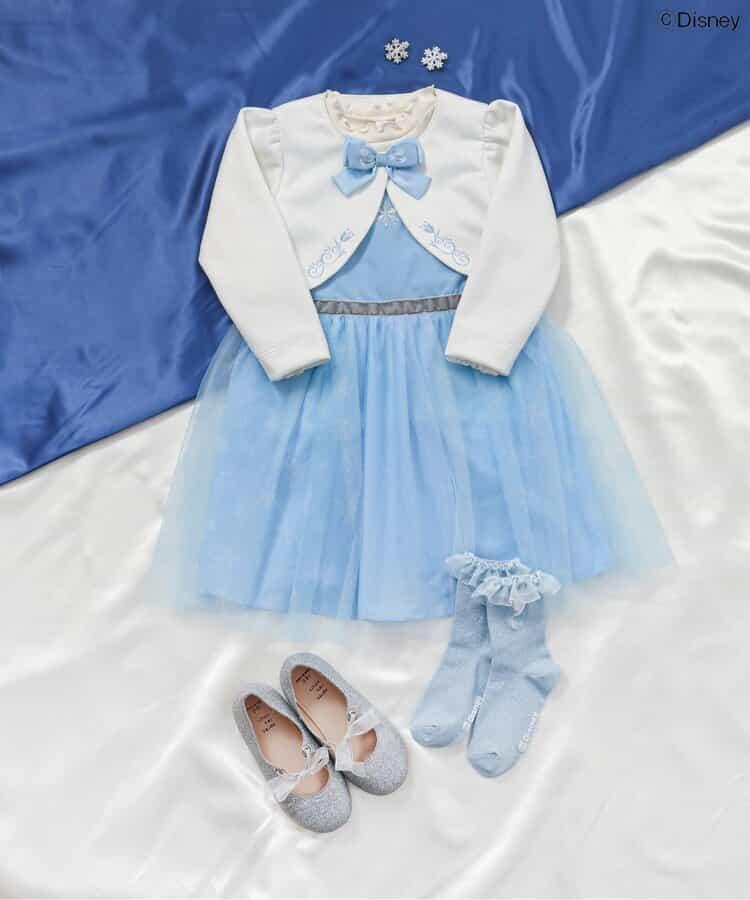 迪士尼角色網紗連衣裙