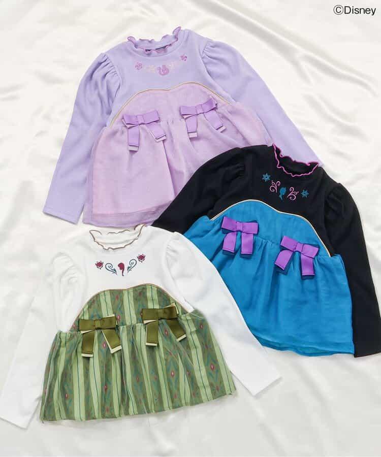 迪士尼角色荷葉邊上衣