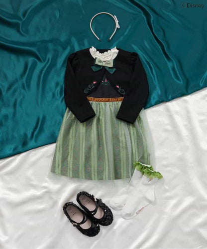 迪士尼角色網紗連衣裙