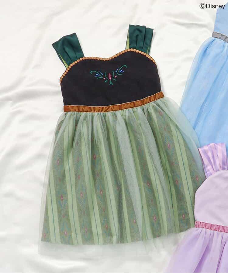 迪士尼角色網紗連衣裙