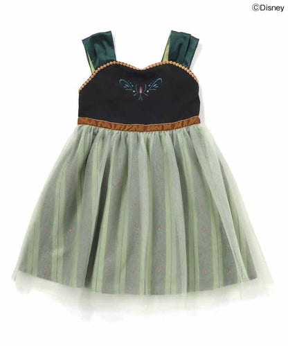 迪士尼角色網紗連衣裙