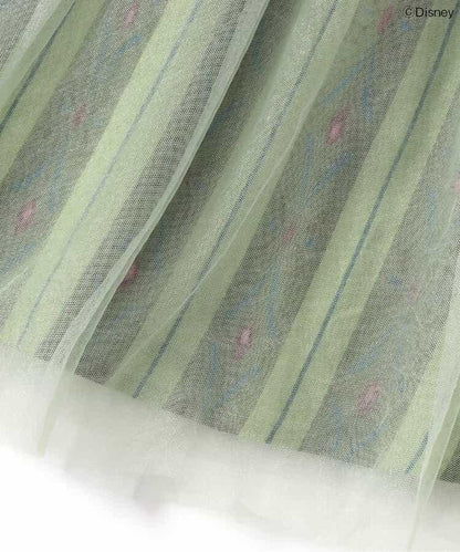 迪士尼角色網紗連衣裙