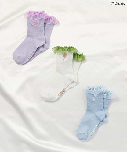 迪士尼角色荷葉邊襪