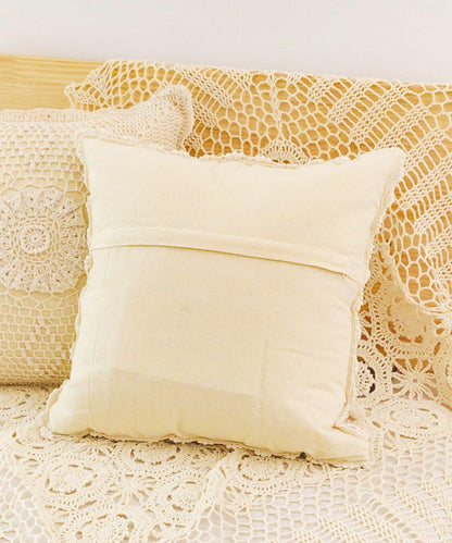 クロッシェクッションカバー:45×45cm