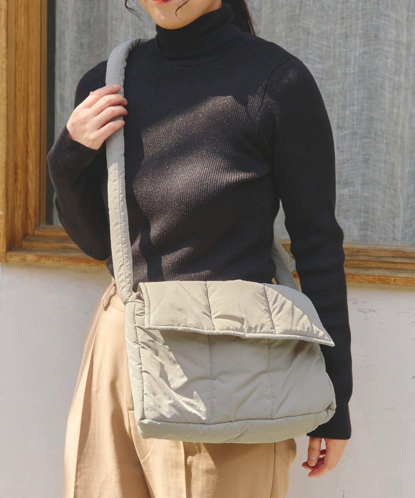 キルトショルダーバッグ