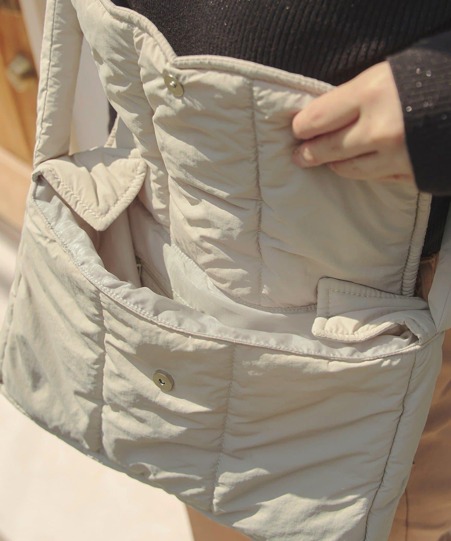 キルトショルダーバッグ