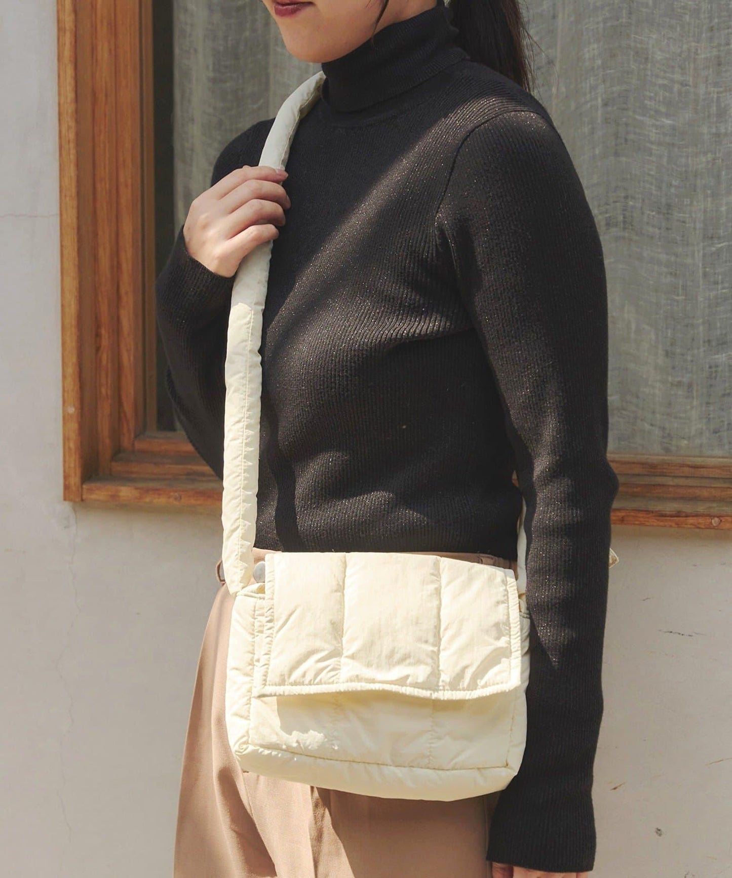 キルトミニショルダーバッグ