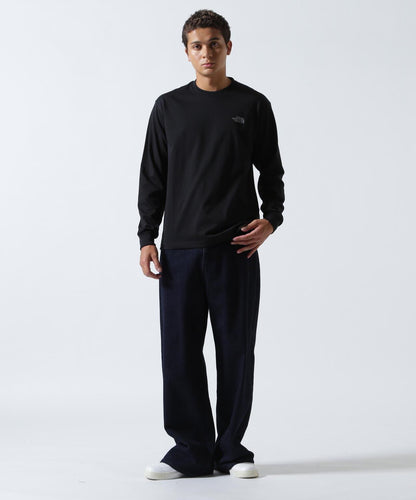 THE NORTH FACE 長袖背部方形標誌T恤