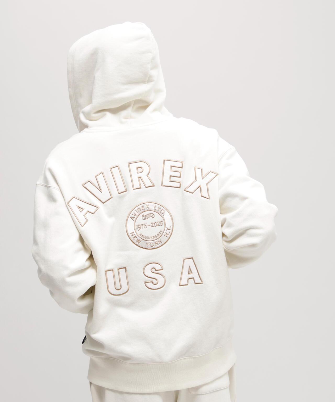 AVIREX 50週年紀念棒球夾克連帽外套