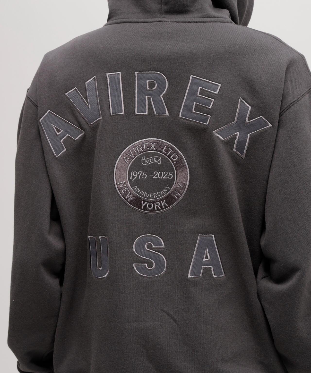 AVIREX 50週年紀念棒球夾克連帽外套