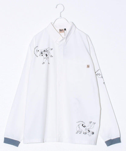 【Duckster/ダックスター】摔跤漫畫印花襯衫