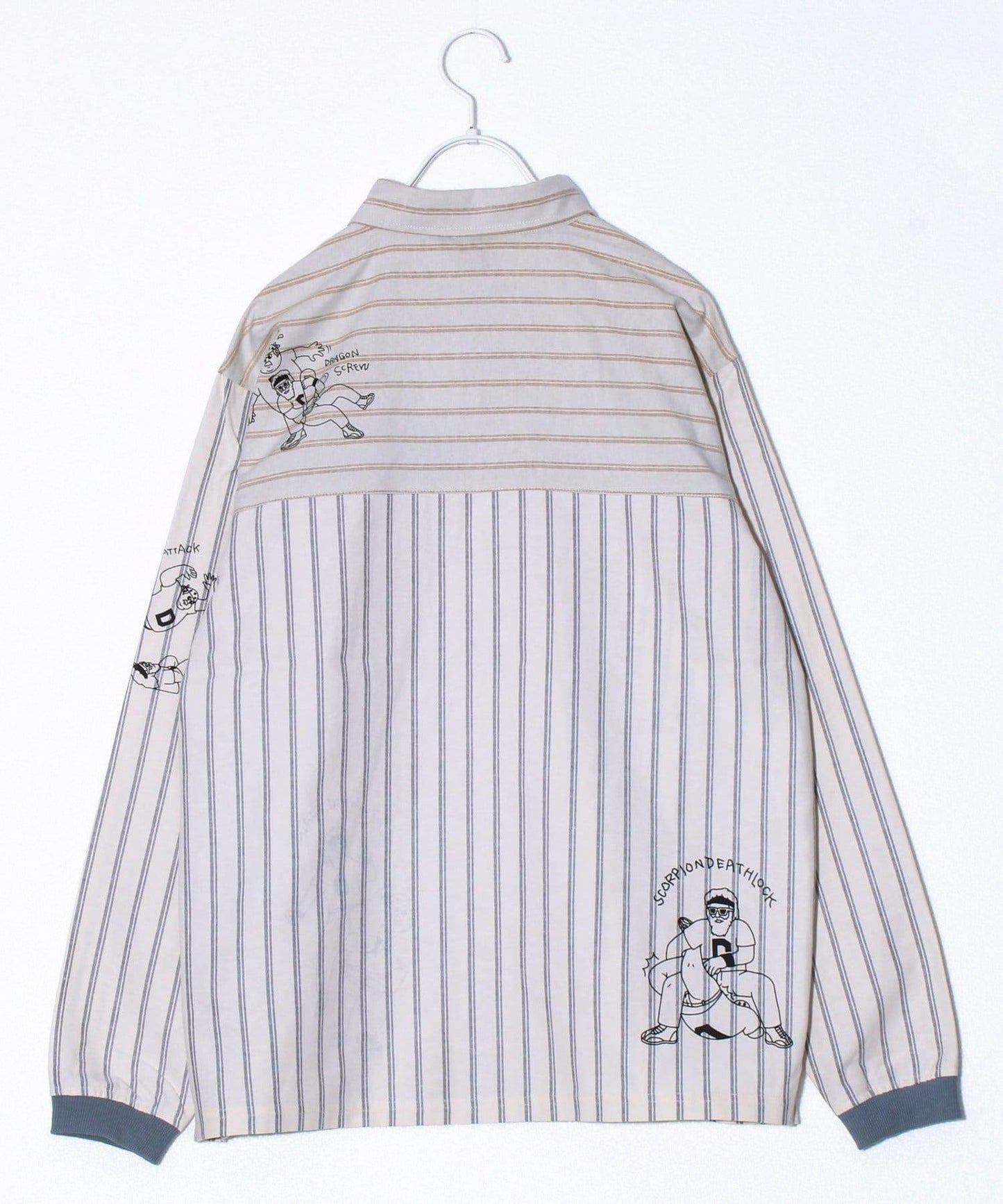 【Duckster/ダックスター】摔跤漫畫印花襯衫