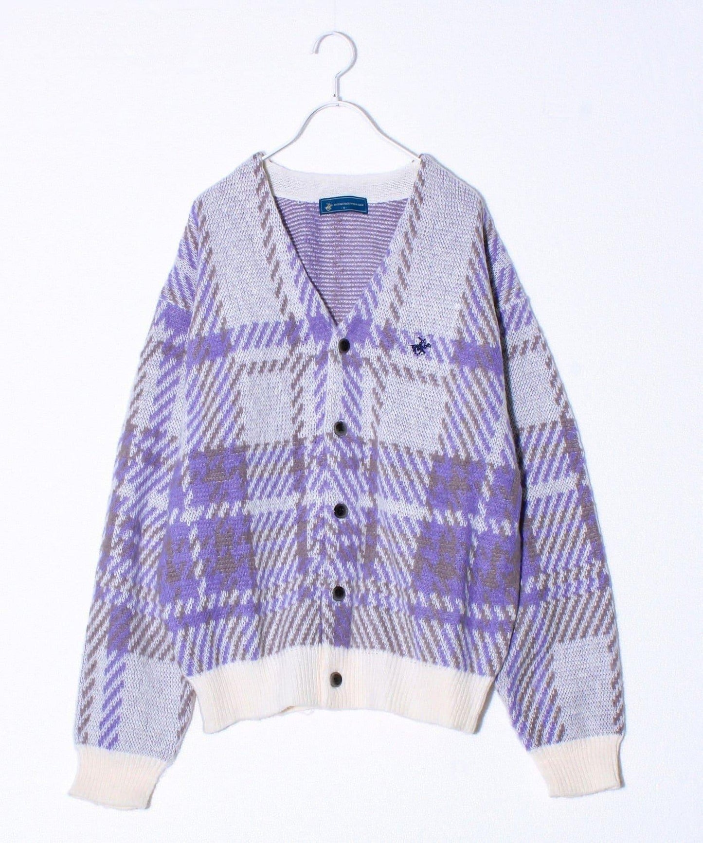 【實績品號/UNISEX/有特別花紋】【BHPC】仿馬海毛針織開衫