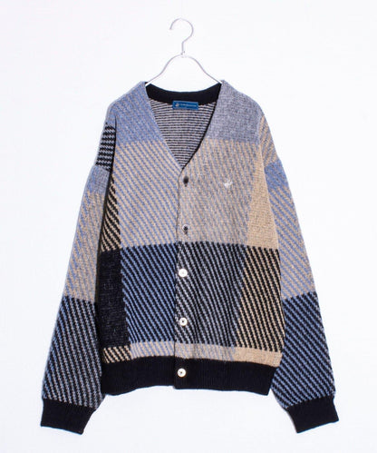 【實績品號/UNISEX/有特別花紋】【BHPC】仿馬海毛針織開衫