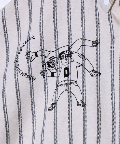 【Duckster/ダックスター】摔跤漫畫印花襯衫