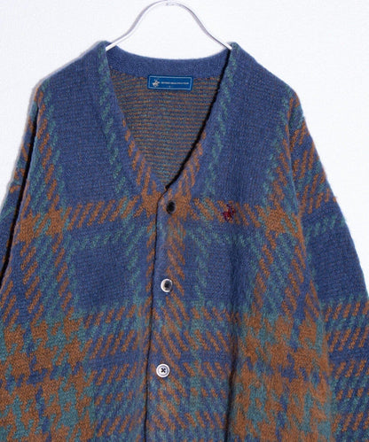 【實績品號/UNISEX/有特別花紋】【BHPC】仿馬海毛針織開衫