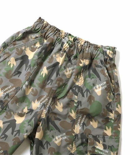 恐龍腳印迷彩寬鬆長褲 10分丈