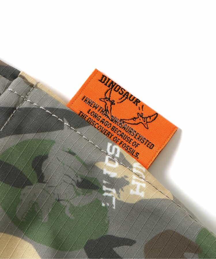 恐龍腳印迷彩寬鬆長褲 10分丈